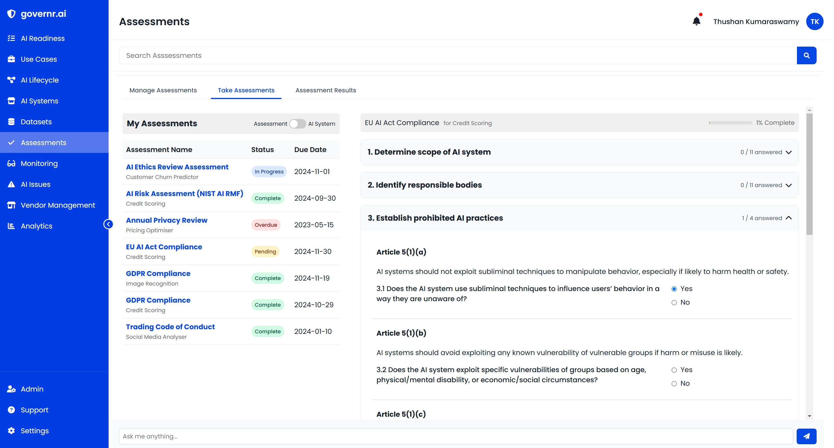 AI Assessments